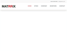 Tablet Screenshot of matrrix.com